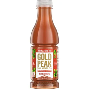 Brown tea beverage in a plastic bottle with a white cap for Coca-Cola 135337