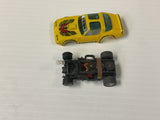 Aurora AFX magnatraction Pontiac, Firebird Trans Am, mustard/black/red bird | 1981 | Aurora - AFX
