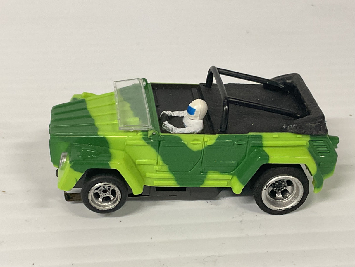 Aurora AFX magnatraction VW Thing Roadster Green  | 1936 | Aurora - AFX