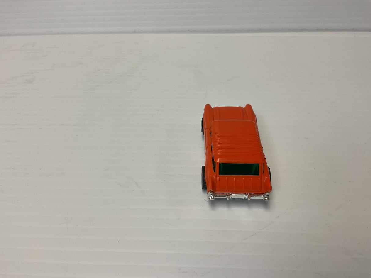 Aurora AFX magnatraction 1957 Chevy nomad l orange  white pipes, | 1903 | Aurora - AFX