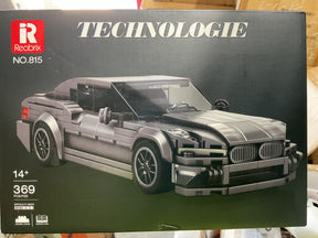 Assembled model kit of a BMW 2 Series car, 369 pieces for Reobrix REO00815