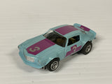 Aurora AFX magnatraction Trans Am Camero lightblue/purple #3  | 1901 | Aurora - AFX