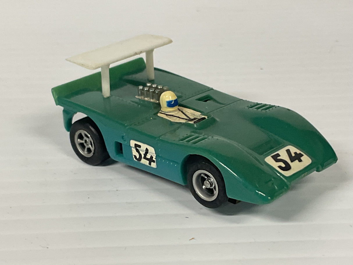 Aurora AFX non-magnatraction Auto World McLaren XLR Blue  #54  | 1752 | Aurora - AFX