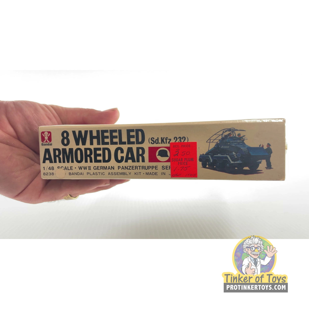 8 Wheeled Armored Car (Sd.Kfz.232) 1:48 | 8238 | Bandai