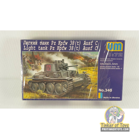 Light tank Pz Kpfw 38(t) Ausf C 1:72 | 340 | Needs Brand Review