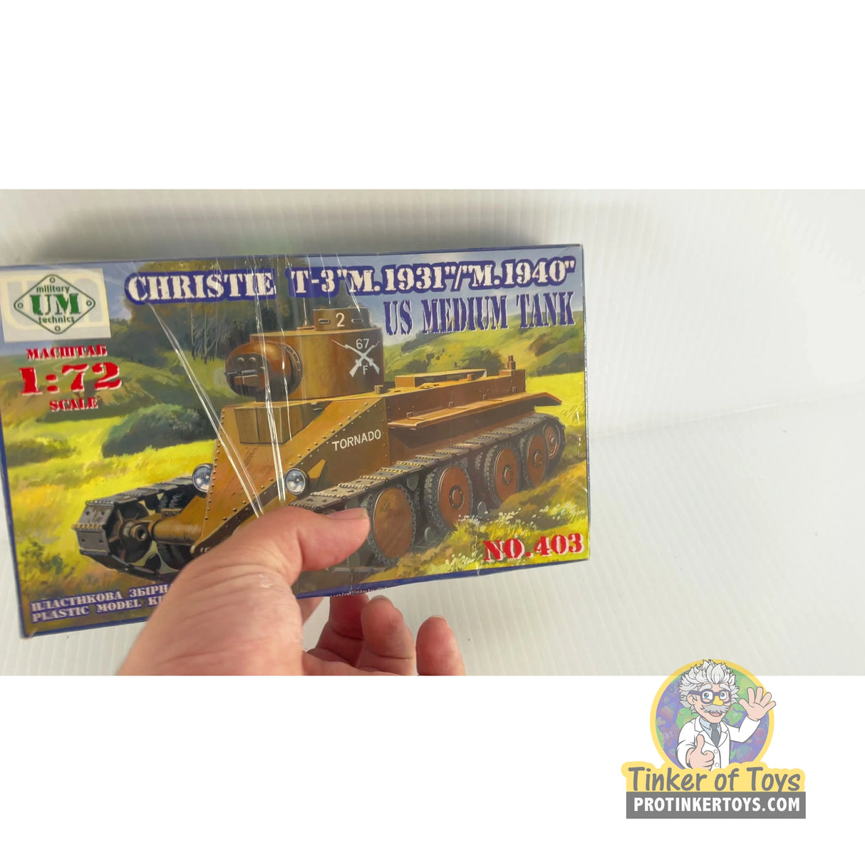 Christie T-3 M.1931/M.1940 US Medium Tank 1:72 | 403 | Needs Brand Review