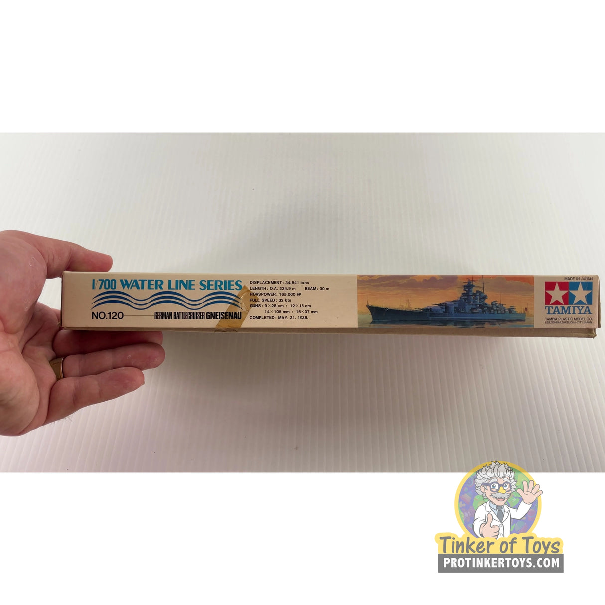 Gneisenau Battlecruiser 1:700 | WLB120 | Tamiya