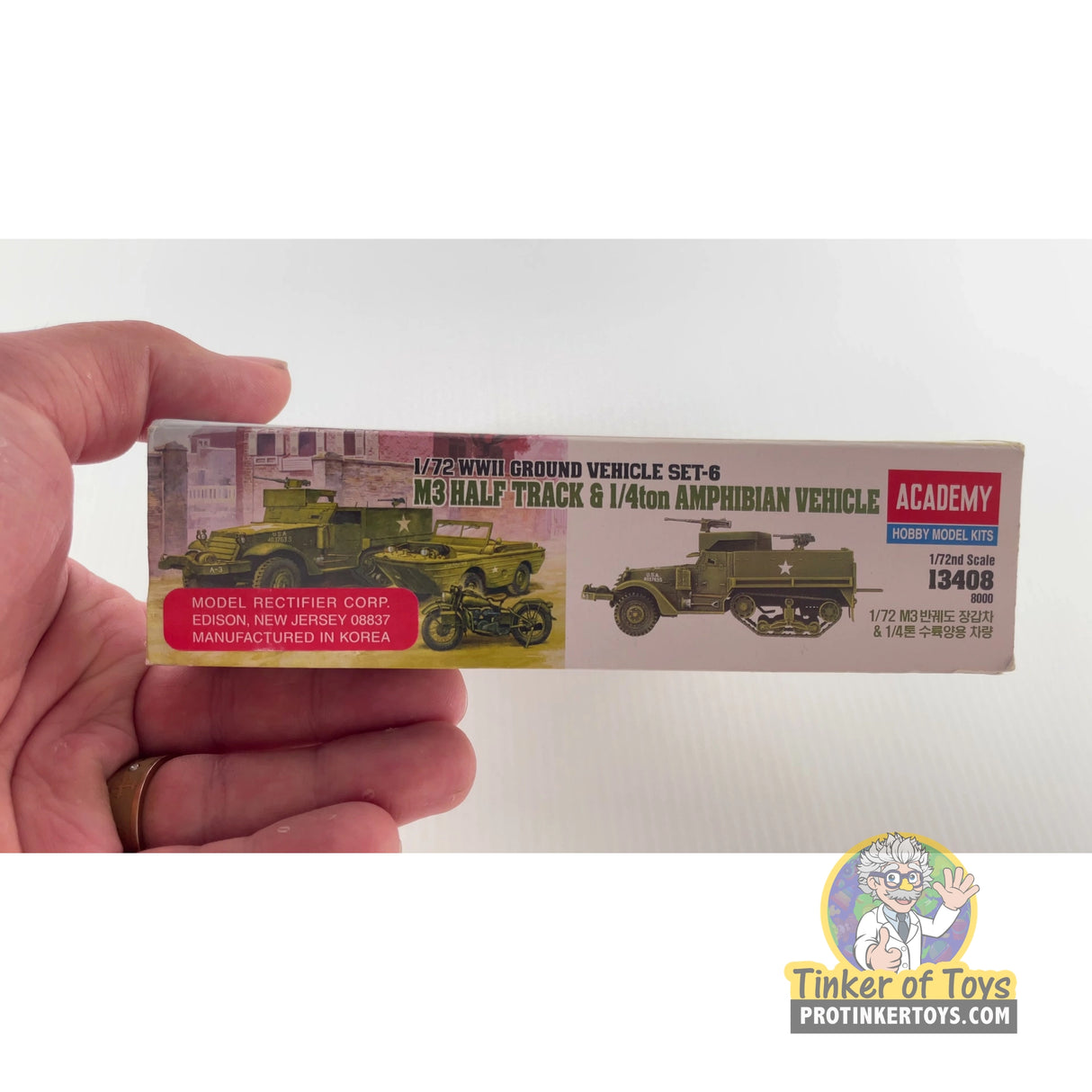 M3 Half Track & 1/4ton Amphibian Vehicle 1:72 | 13408 | Academy