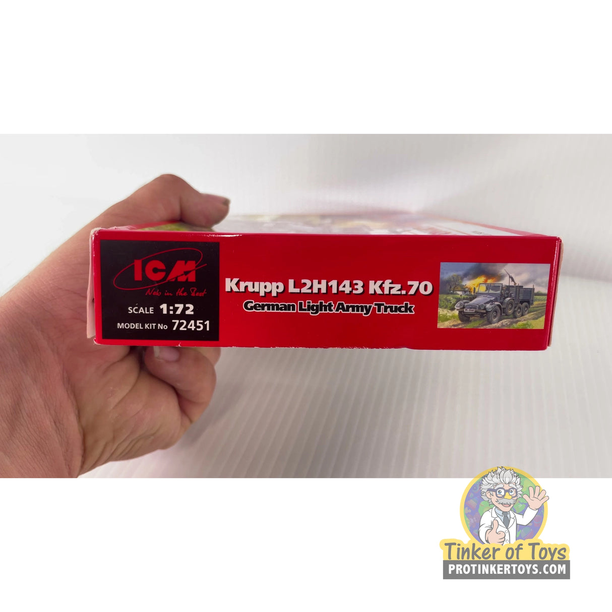 Krupp L2H143 Kfz.70 German Light Army Truck 1:72 | 72451 | ICM