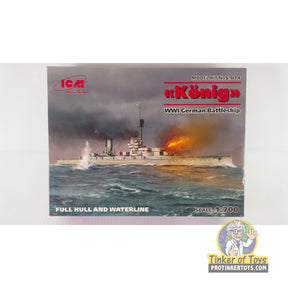 WWI German Battleship SMS Konig 1:700 | S.014 | ICM