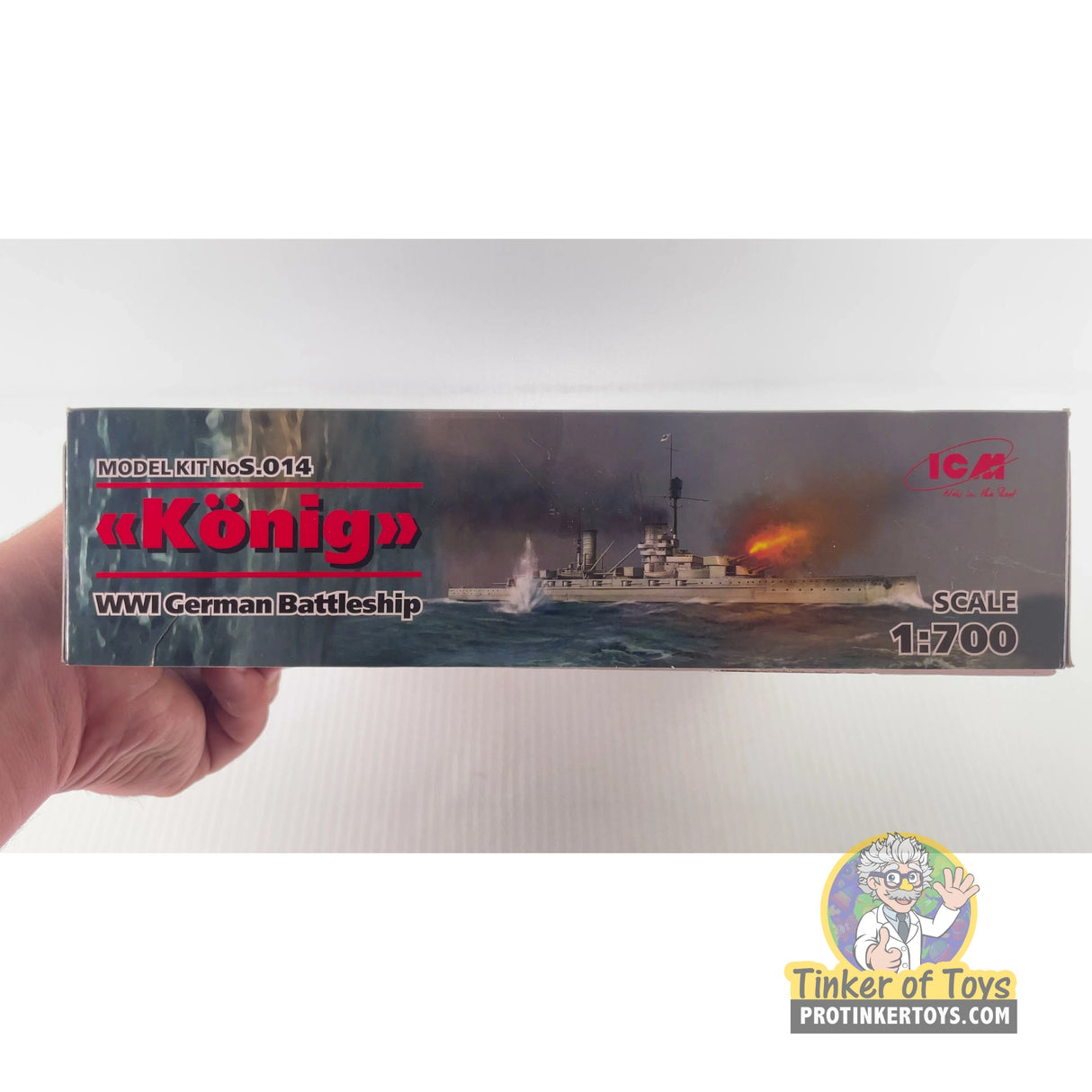 WWI German Battleship SMS Konig 1:700 | S.014 | ICM