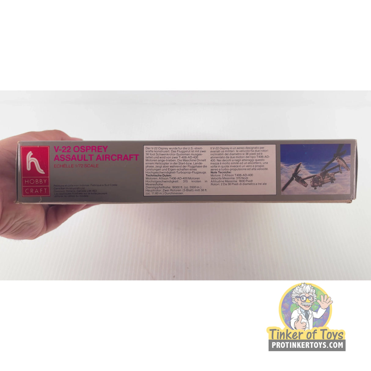 V-22 Osprey Assault Aircraft 1:72 | PENDING-1692001-08111400-C262 | Needs Brand Review