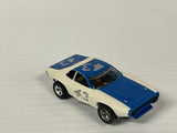 Aurora AFX non-magnatraction Plyouth Road Runner Stock Car Blue #43 (A) | 1762 | Aurora - AFX