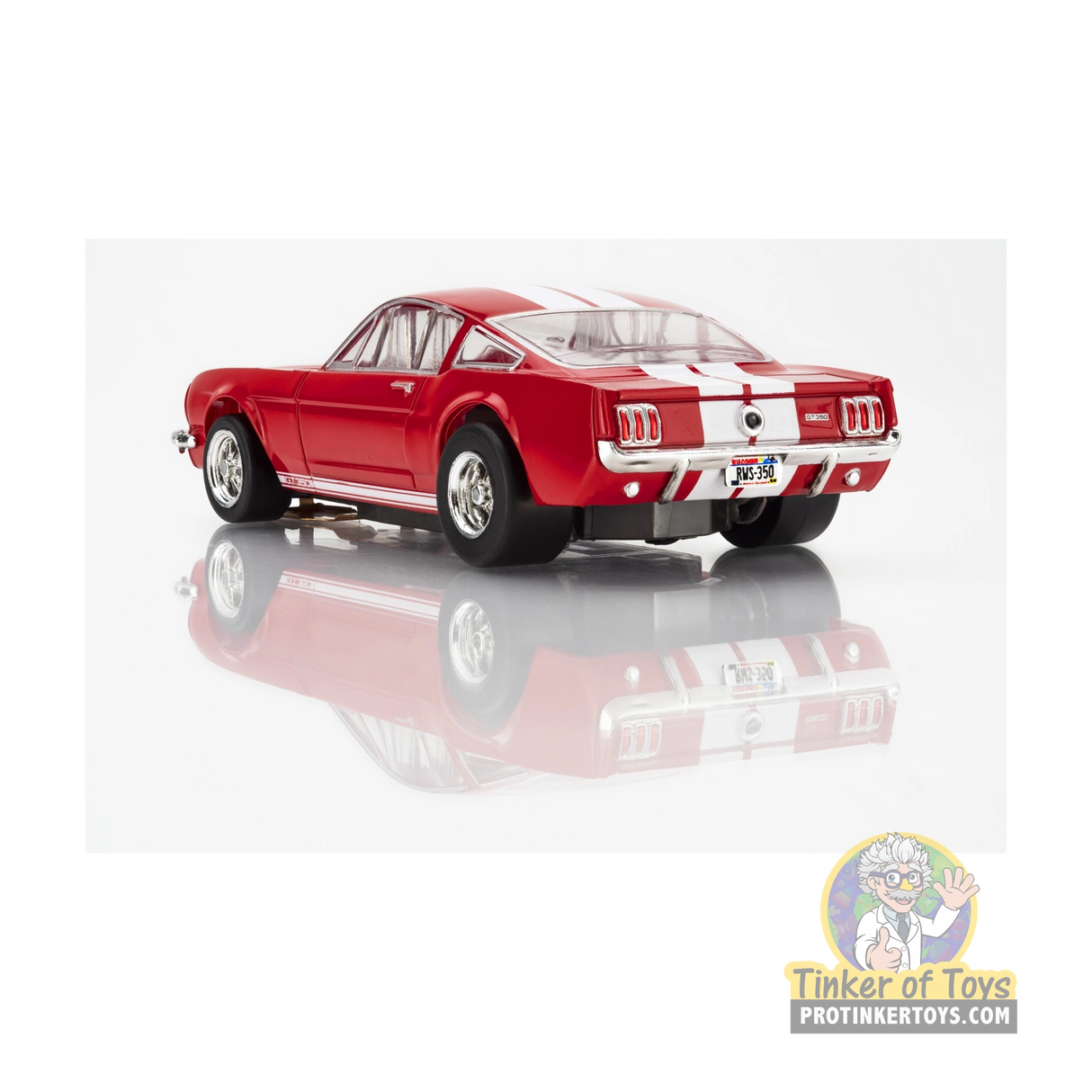 1966 Shelby Mustang GT350 Red/White Stripes | 22152 | AFX/Racemasters