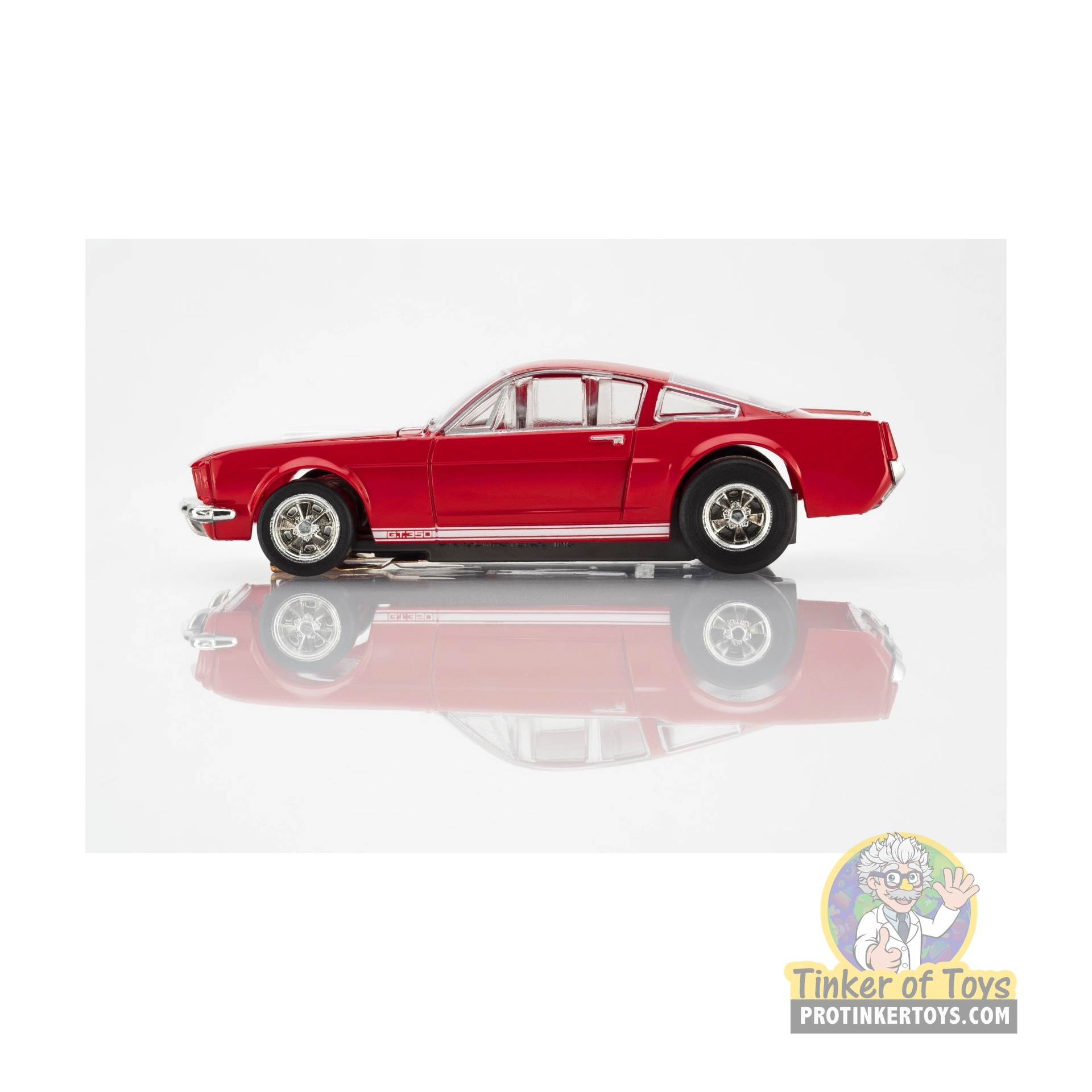 AFX 1966 Shelby Mustang GT350 Red/White Stripes☆AFX/TYCO/TOMY/HO