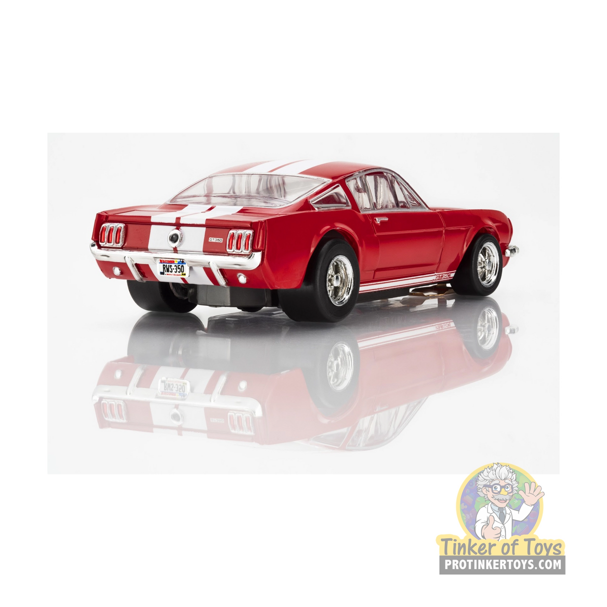 1966 Shelby Mustang GT350 Red/White Stripes | 22152 | AFX/Racemasters