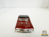 1967 Chevelle SS Vinyl Top Maroon Black | MM04050 | Model Motoring