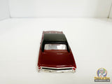 1967 Chevelle SS Vinyl Top Maroon Black | MM04050 | Model Motoring