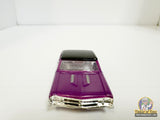 1967 Chevelle SS Vinyl Top Purple Black | MM04070 | Model Motoring