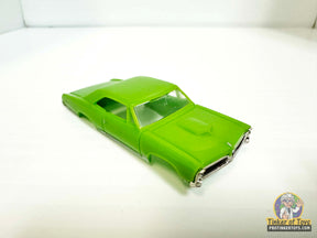 Light green 1967 GTO slot car for Model Motoring MM05040, front view