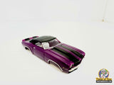 1969 Camaro RS Convertible Purple Black Stripes | MM07072 | Model Motoring