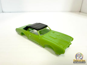 Light green 1969 GTO convertible slot car for Model Motoring MM09040, front view