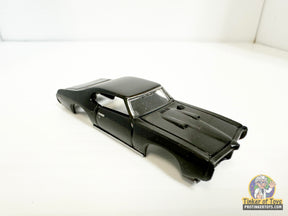 Black 1969 GTO Hardtop slot car for Model Motoring MM10010
