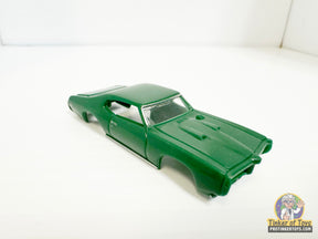 Dark green 1969 GTO Hardtop model car for Model Motoring MM10030, front view