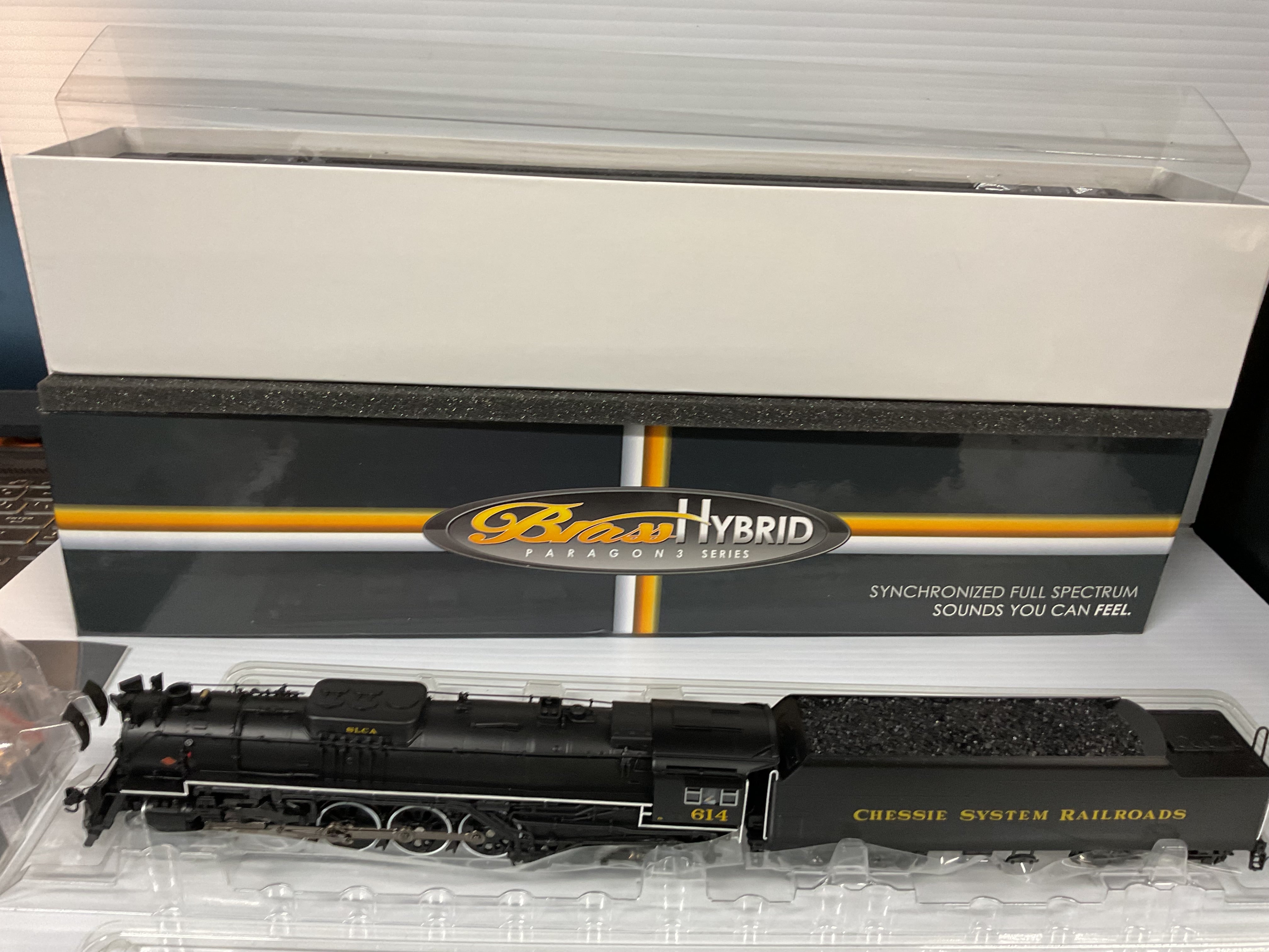 Brass Hybrid C&O J3A 4-8-4 #614 | 4907 | Brass Hybrid Paragon 3