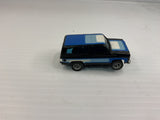 Aurora AFX magnatraction Chevy Blazer Black/BarkB//Light blue/White  | 1984 | Aurora - AFX