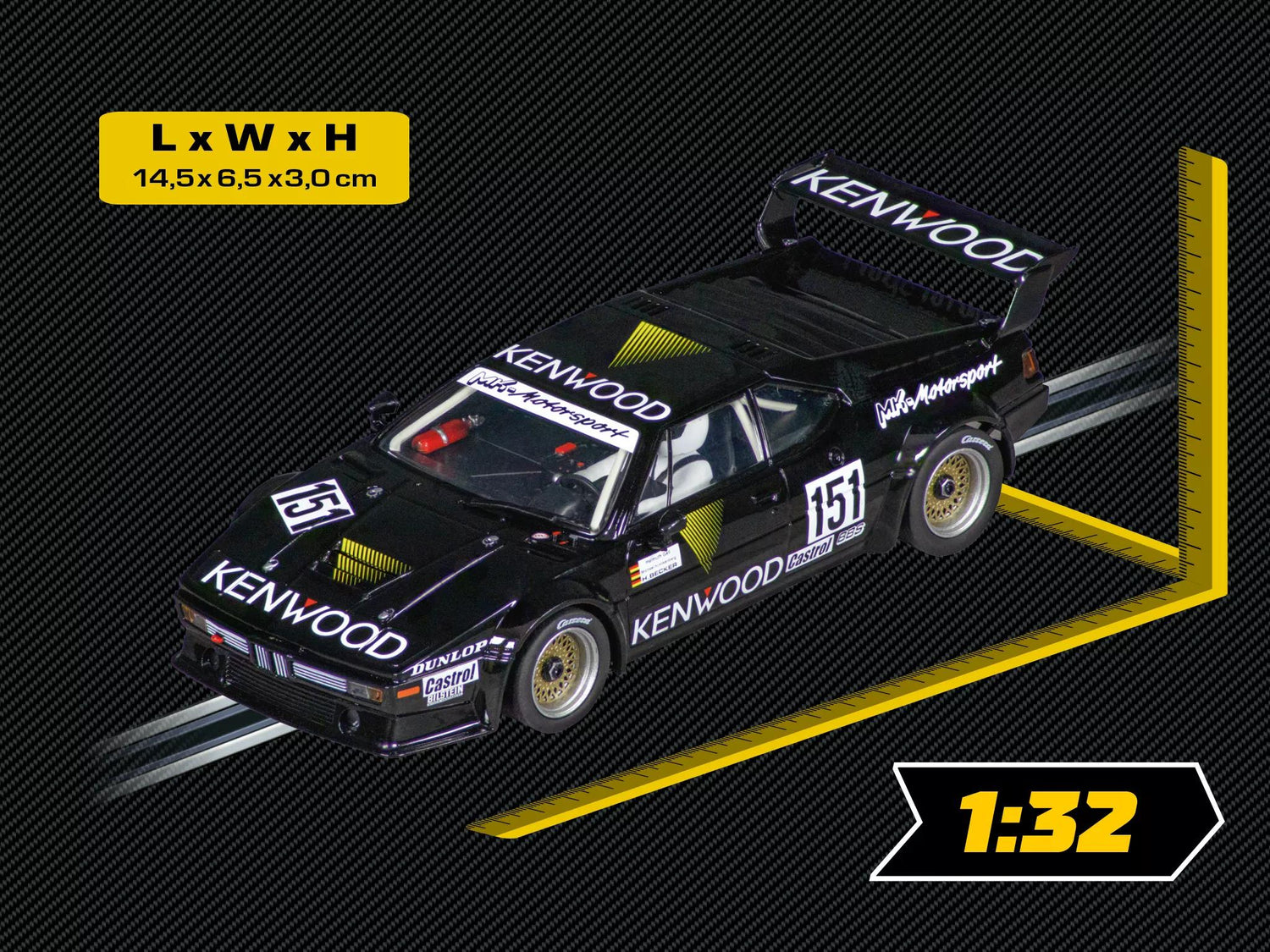 Carrera Digital 124 - BMW M1 Procar MK-Motorsport, No.151 (Neu (gemäss Beschreibung)) in Carrera Digital 124 - BMW M1 Procar MK-Motorsport, No.151 (Neu (gemäss Beschreibung)) in