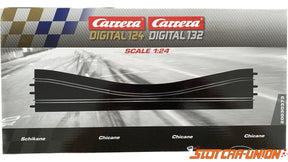 Racing track chicane for 1:24 scale slot cars, model number 20030373 for Carrera Digital 132