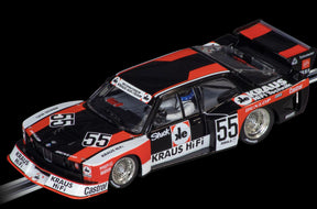 Black and red race car model, BMW 320 Turbo, number 55 for Carrera Digital 132 20031038