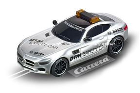 Silver model car of a Mercedes-AMG GT DTM Safety Car for Carrera Go 20064134