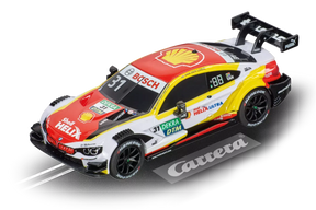Slot car of a 2006 BMW M4 DTM race car for Carrera 20064185