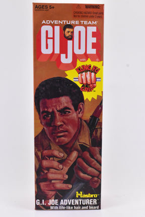 Action figure packaging featuring a male character with a weapon for Hasbro 0661830200