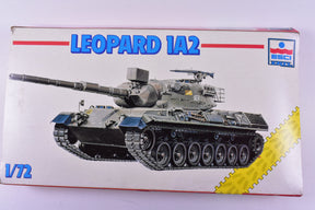 Leopard 1A2 tank model kit box art, 1/72 scale for Comet