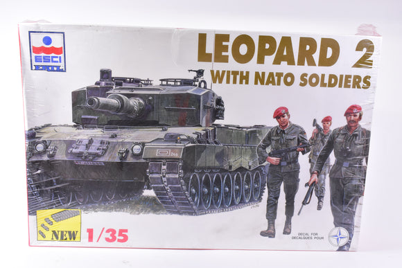 Second Chance Leopard 2 With Nato Soldiers 1:35 | 5030 | ISCI Model Kits