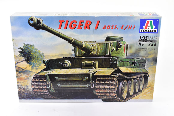 Second Chance Tiger I Ausf.E/H1  1/35 Scale | 286 | Italeri Model Kits