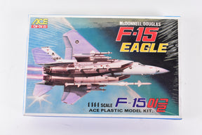 F-15 Eagle model kit box art showing the jet fighter for Ace Model Kit 30-02