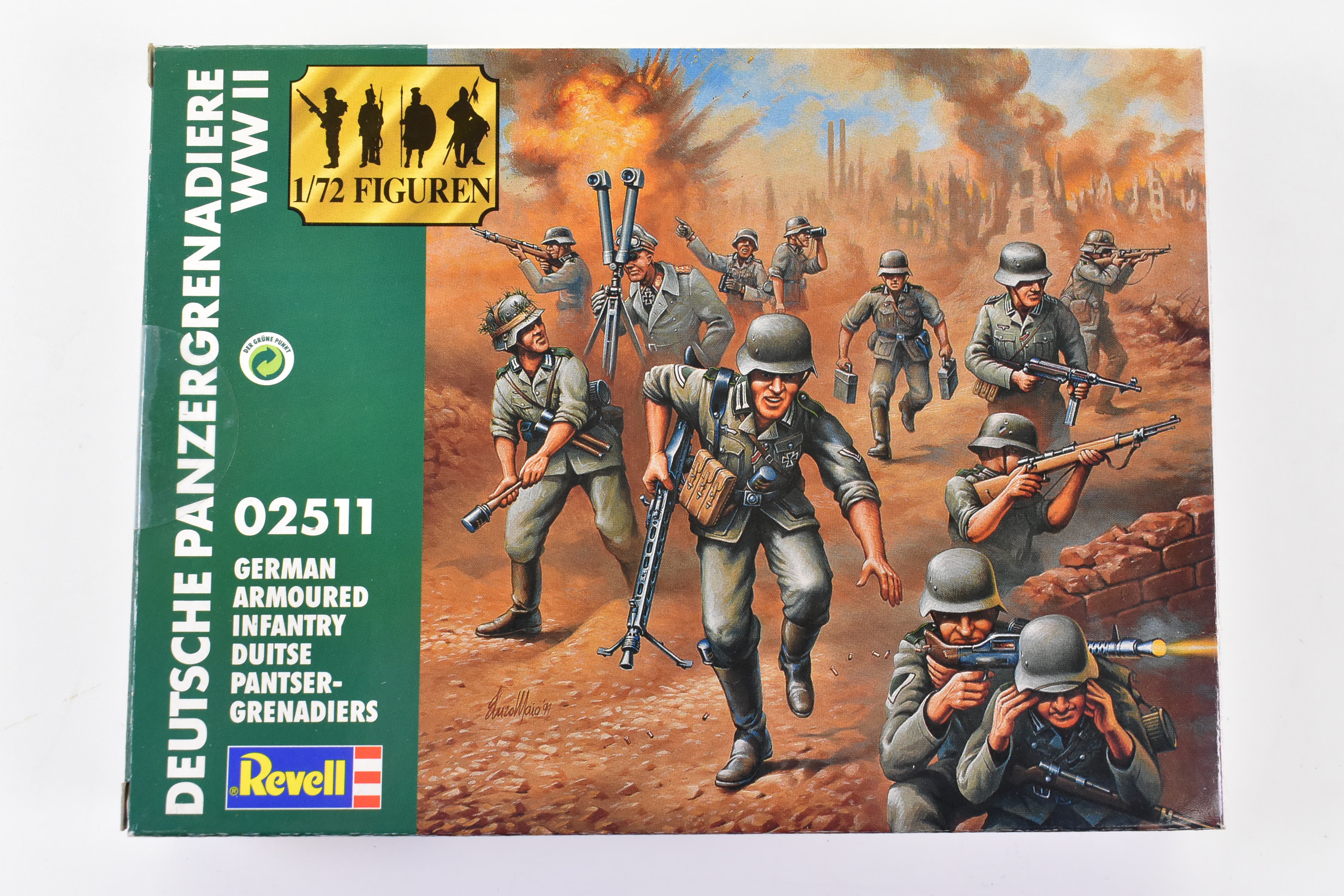 Second Chance German Armoured Infantry WWII 57 parts 1:72 Figure