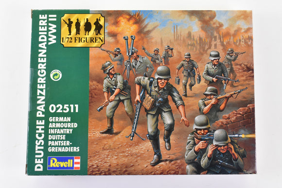 Second Chance German Armoured Infantry WWII 57 parts 1:72 Figure Set | 02511 | Revell Model Co.