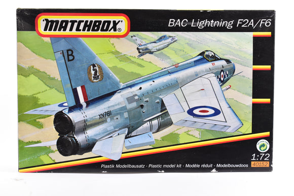 Second Chance BAC Lightning F2A/F6  1:72 Scale | 40152 | MatchBox Model Co.