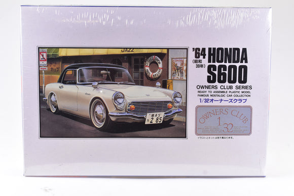 Second Chance 1964 Honda S600 Owners CLub Series 1:32 Scale |  41003 | ARII Plastic Model