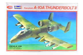 Model kit box art showing a green A-10 Thunderbolt II jet fighter for Lodela / Revell RH-4516