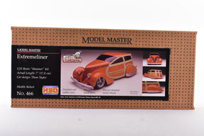 Model kit box art for a 1/25 scale Extremeliner car model for Testors Extremeliner 1/25 Scale