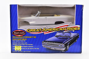 Model kit box for 1965 Dodge Coronet 500 Convertible car for Polar Lights 53001