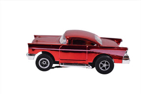 Red 1957 Bel Air toy car with chrome trim and black wheels for PTT/BB/AW 23000