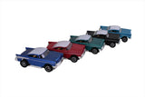 HO Scale 1957 Lowered Custom ’57 Chevy Bel Air Slot Car Assorted Colors W/AW Chassis | 24000  | PTT/BB/AW