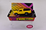Dodge Ram pickup Yellow  Xtraction Chassis Ho Scale Racer | 401-3 | Auto World